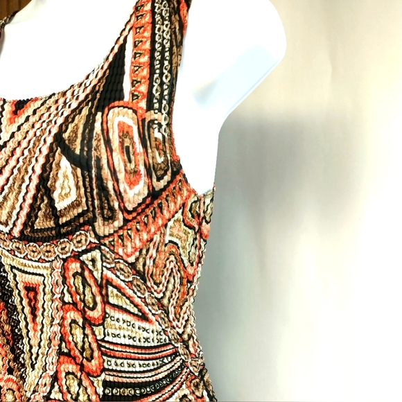 Serenade NY 2 Pc Set Tank Sheer Tunic Blouse Size S - Picture 5 of 8